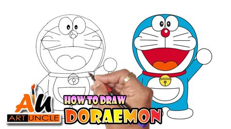 How Draw Doraemon Step By Step In Easy Way Art Tutorial Youtube