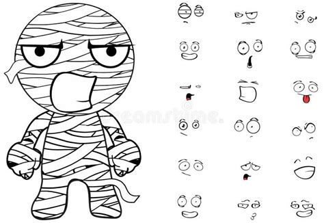 Mummy Cartoon Stock Vector Illustration Of Alive Logo 77979592