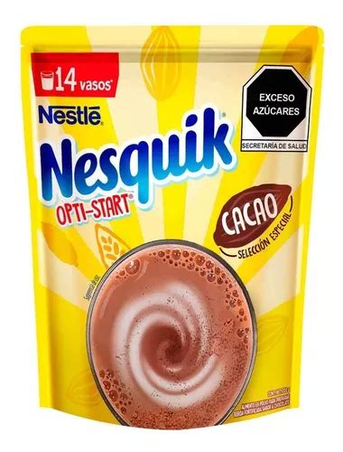 Chocolate En Polvo Nesquik Opti Start Sabor Cacao 200 Gr MercadoLibre