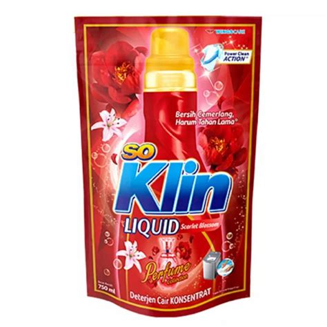 Jual Soklin Liquid Merah Scarlet Blossom Deterjen Cair Konsentrat Ml