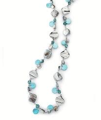 Lia Sophia Ocean Air Necklace An Extra Long Stream Of Genuine Abalone