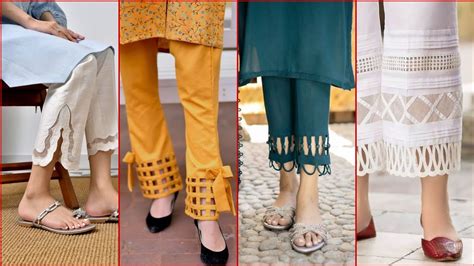 Casual Wear Trouser Designs Capri Designs With Simple Laces Stylish