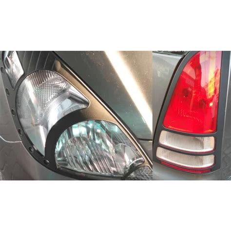 Jual Paket Garnis Cover Lampu Depan Belakang Innova 2004 2008 Hitam Dof