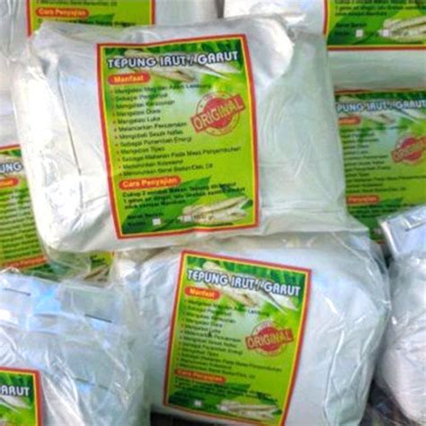 Jual Tepung Irut Pathi Sagu Umbi Garut Asli Angkrik Obat Asam Lambung