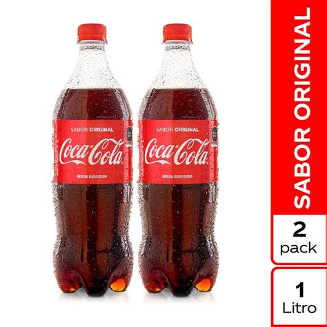 Two Pack Gaseosa Coca Cola Original 1 L Tottus Perú