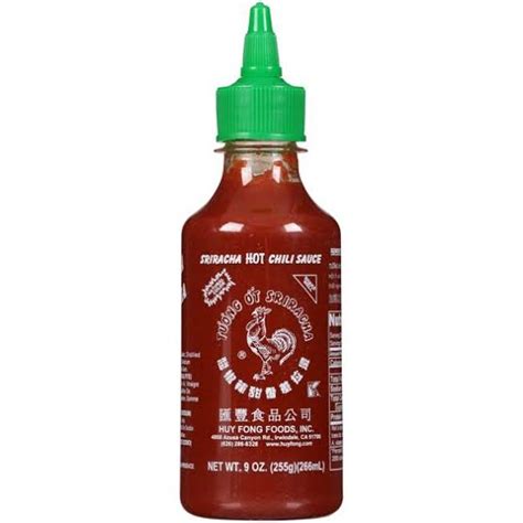 Huy Fong Sriracha Hot Chili Sauce 9 Oz Original Ttn Palawan