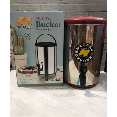 Jual SSA Termos Dispenser Milk Tea Bucket Nagako 10L Dan 12L Shopee