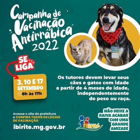 Prefeitura Municipal De Ibirit Campanha De Vacina O Antirr Bica