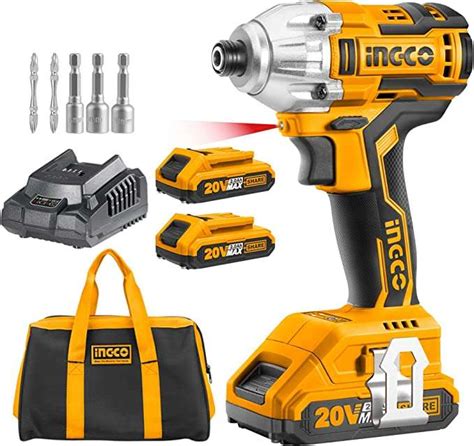 Ingco Brushless Impact Driver V Li Ion Cordless Impact Driver With