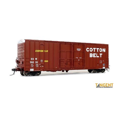 Tangent HO 50 Gunderson 6089 High Cube Box Car Cotton Belt B 70 42