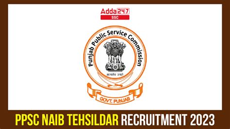 PPSC Naib Tehsildar Recruitment 2023, Apply Online