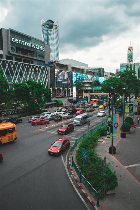 Shopping Mall Terminal 21 At Night View From Asok BTS Station