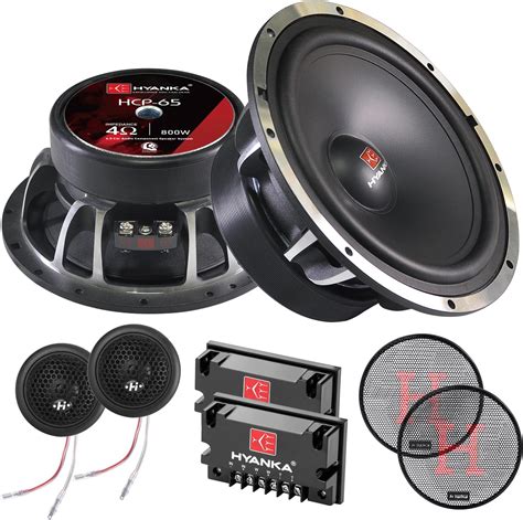 Amazon H YANKA HCP 65 6 5 Component Car Speakers 800 Watt Car