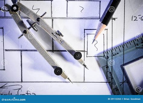 Drafting Tools Royalty Free Stock Photo Image 29112265