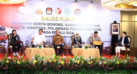 Cegah Isu SARA Di Pemilu 2024 Humas Polri Gelar Dialog