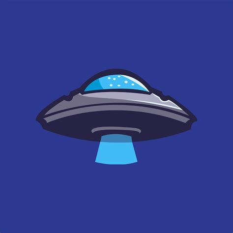 Premium Vector Ufo Cartoon Logo Template Illustration Esport Logo