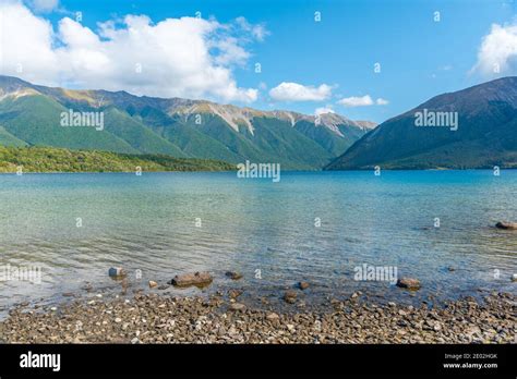 View Of Lake Rotoiti In New Zealand Stock Photo Alamy