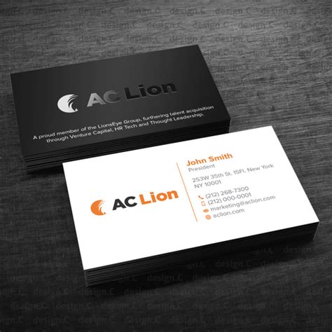 Design a cool business card for AC Lion | Business card contest