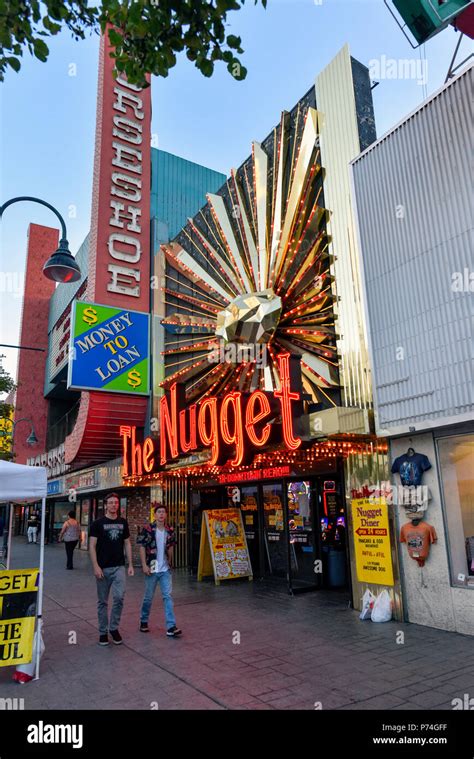 Reno Nevada Casinos on the Reno Strip Stock Photo - Alamy