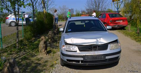 tvsleza Piława Górna kolizja