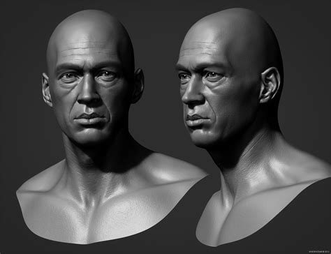 David Carradine Likeness Sculpting Andor Kollar Character Artist