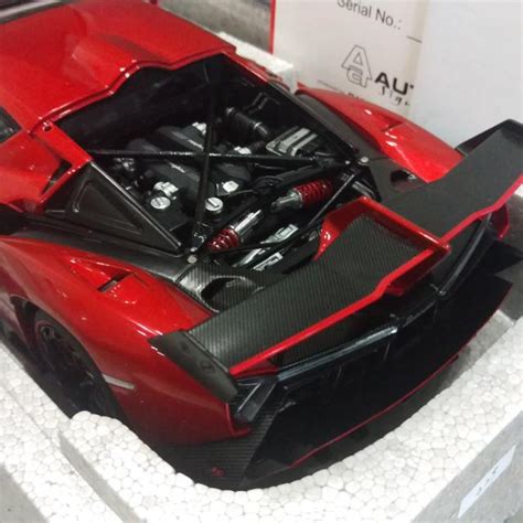 1 18 Autoart Lamborghini Veneno Red Everything Else On Carousell