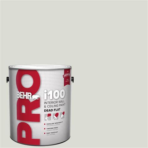 Behr Pro Gal Bwc Silver Feather Dead Flat Interior Paint Pr