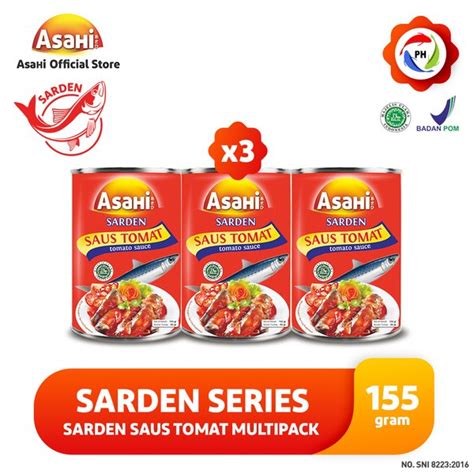 Jual Asahi Sarden Saus Tomat Gr Multipack Pcs Di Lapak Asahi