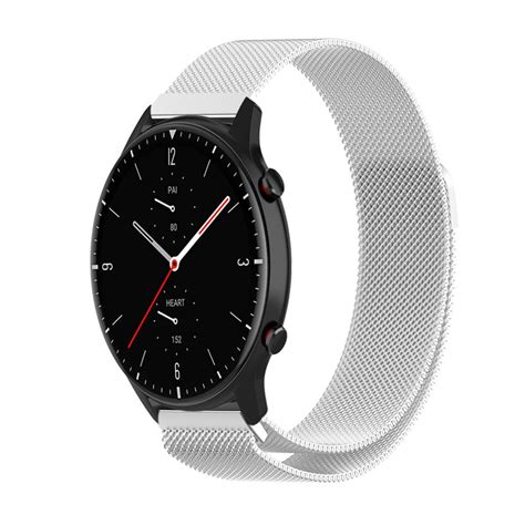 Amazfit GTR 2 Milanese Band Zilver Smartwatchbanden Nl