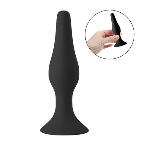 Plug Anal Cônico em Silicone Ventosa Tamanho 16 0x3 9 EróticaSul