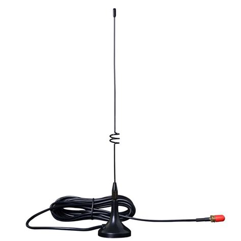 Two Way Radio Antenna UT 108UV Dual Band Aerial SMA F Magnetic Base For