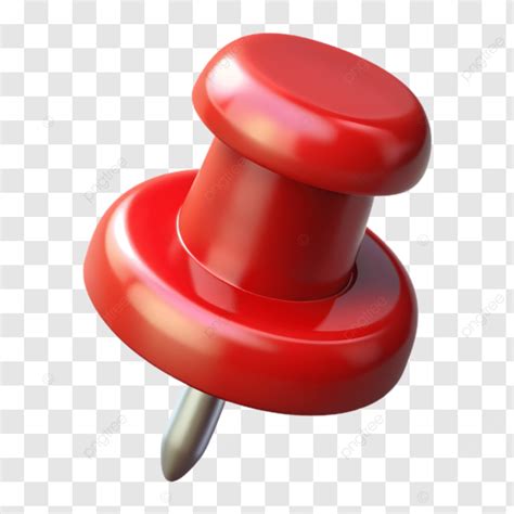 Red Push Pin D D Push Pin Push Pin D Icon D Icon Render Png