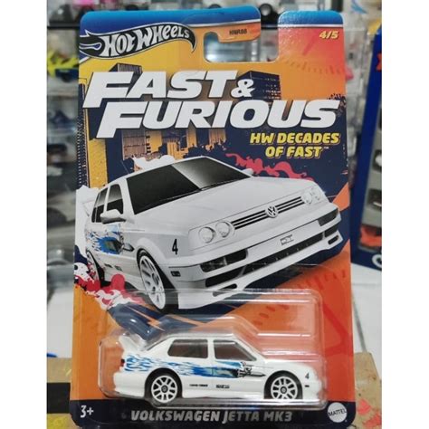 Hot Wheels Rodas Quentes R Pidas E Furiosas Jetta Mk Hw Decades Shopee Brasil