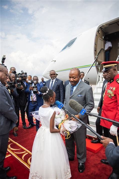 Arrivée du Président Ali Bongo Ondimba ce 16 mars 2023 à Yaoundé au