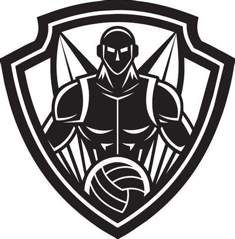 Sports Logo. Black and White Illustration. 44797018 Vector Art at Vecteezy