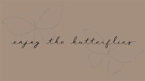 Danny Ric Enjoy The Butterflies Cute Laptop Wallpaper Butterfly