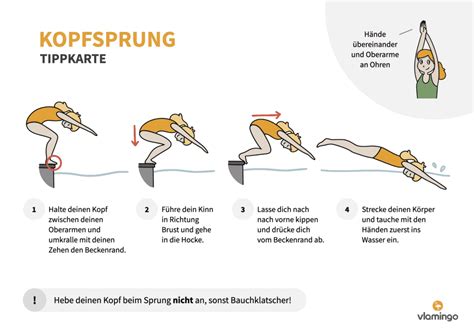 Kopfsprung Ins Wasser Tipps Anleitung F R Kinder Jugendliche