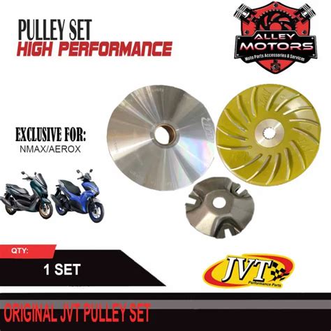 JVT PULLEY SET NMAX AEROX By Alley Motors Lazada PH