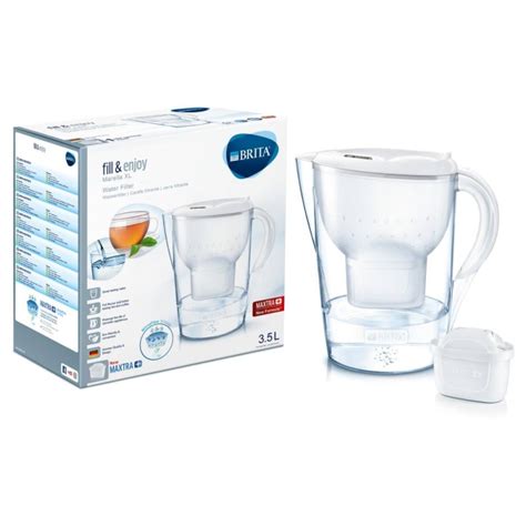 Brita Marella XL Water Filter White Glasswells