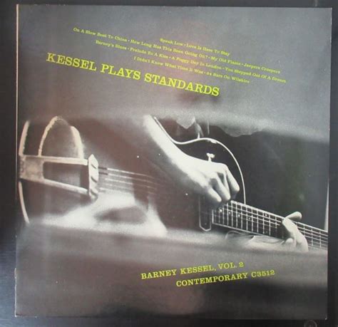 目立った傷や汚れなしJAZZ LP US盤 CONTEMPORARY RECORD DG スリーブ付き Barney Kessel