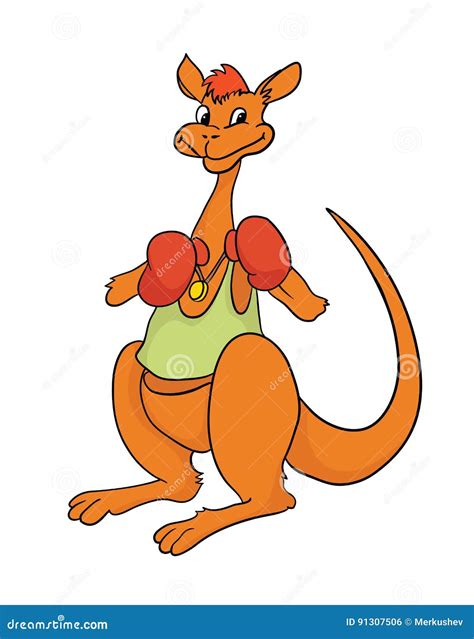 Kangaroo Boxing Cartoon | CartoonDealer.com #27650563