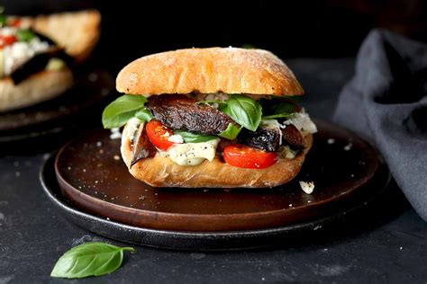 Portobello Mushroom Sandwich Recipe LynneCurry