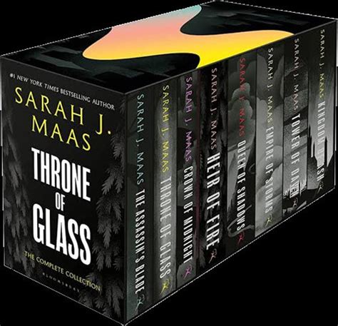 Throne Of Glass By Sarah J Maas Custom Sprayed Edges Book Set Etsy