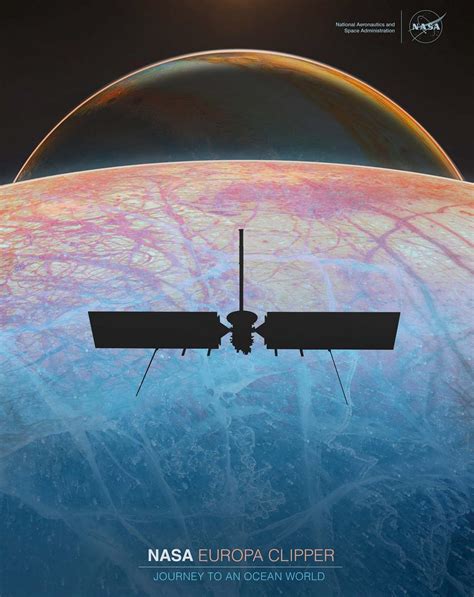 NASA's New Poster for the Europa Clipper Mission | WordlessTech