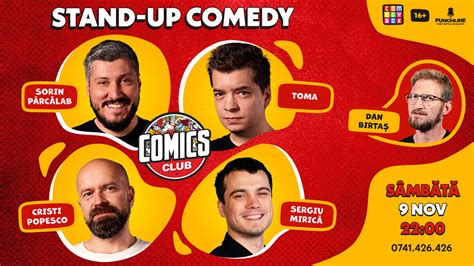 Bilete Stand Up Cu Cristi Toma Sorin I Miric La Comicsclub Nov