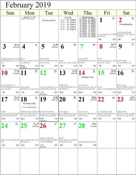 Zodiac Calendar And Dates Month Calendar Printable