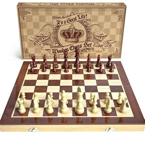 Universal/Standard Wooden Chess Board Game Set Handcrafted Wood Game ...