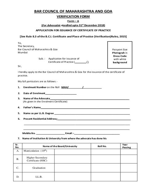 Fillable Online A Column I Application For Issuance Of Certificate Of