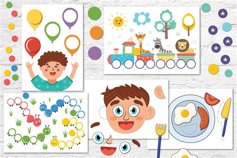 Busy Book For Toddlers Collection Education Illustrations Creative