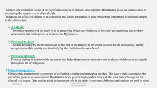 Role Of Biostatistics In Clinical Trials Ppt